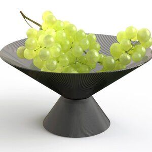 Acylis Glass Fruit Bowl